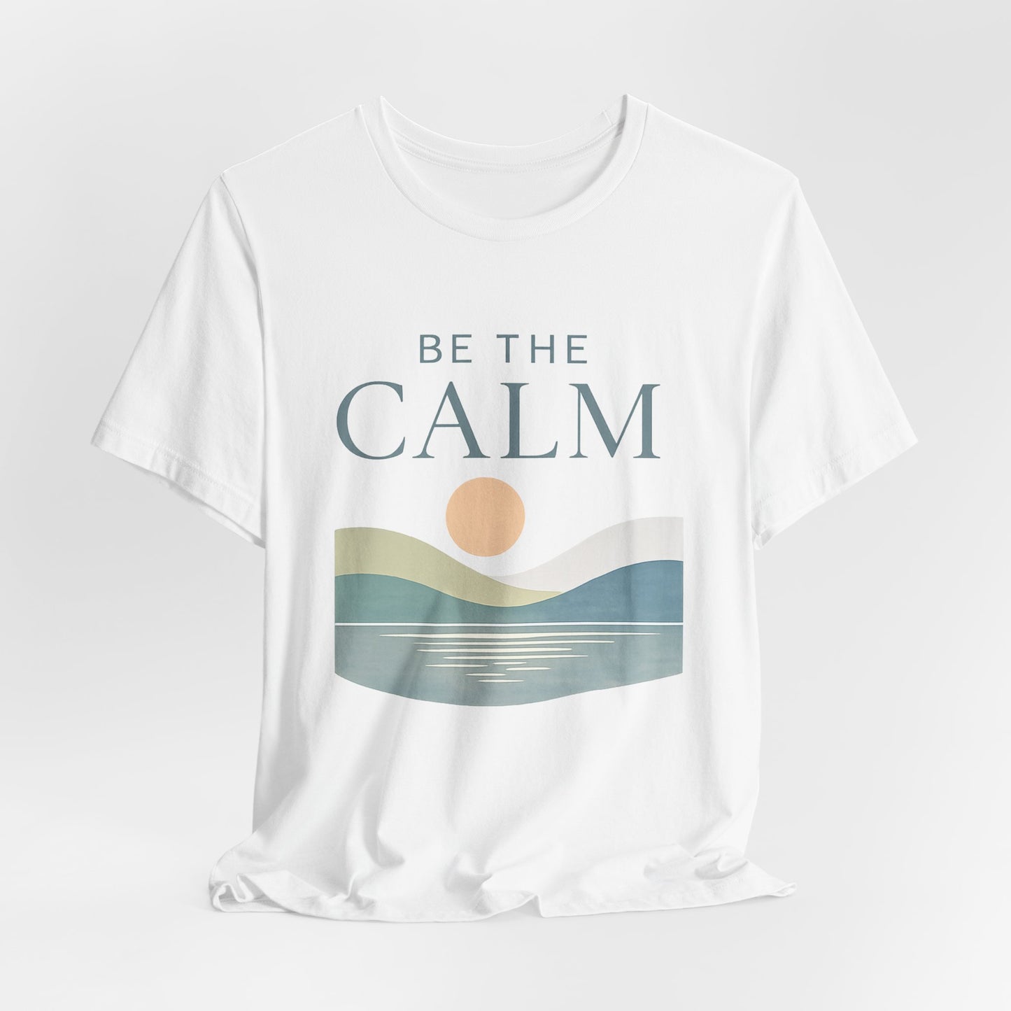 Be The Calm tee | Sunrise Wave Graphic T-Shirt