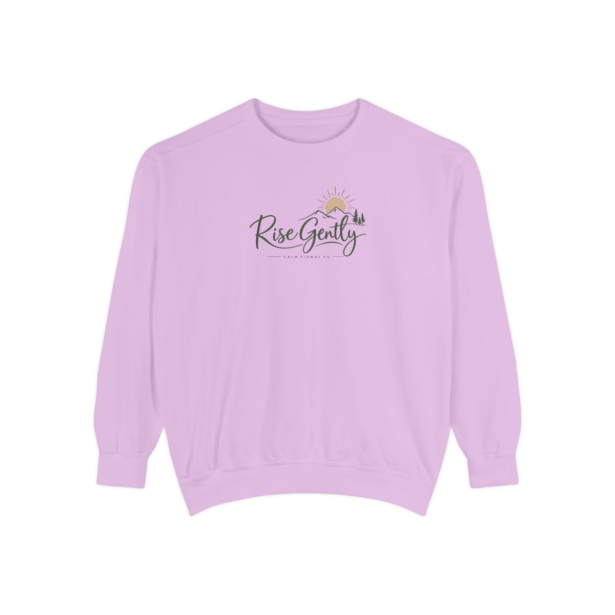 Rise Gently Sweatshirt — Calm Morning Cozy Pullover