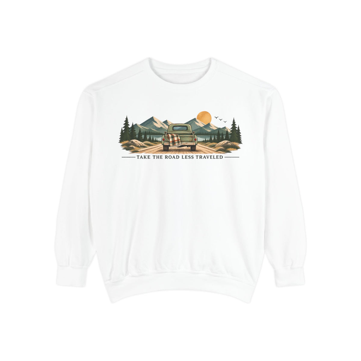 Vintage Truck Garment-Dyed Sweatshirt