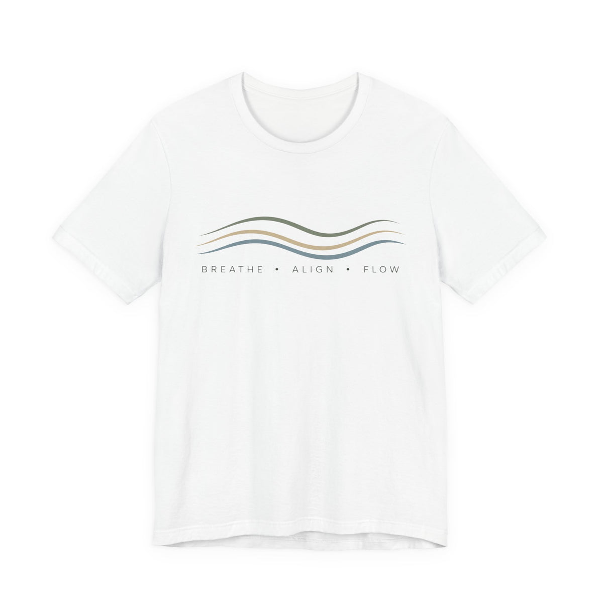 Breathe Align Flow Mindful Graphic T-Shirt