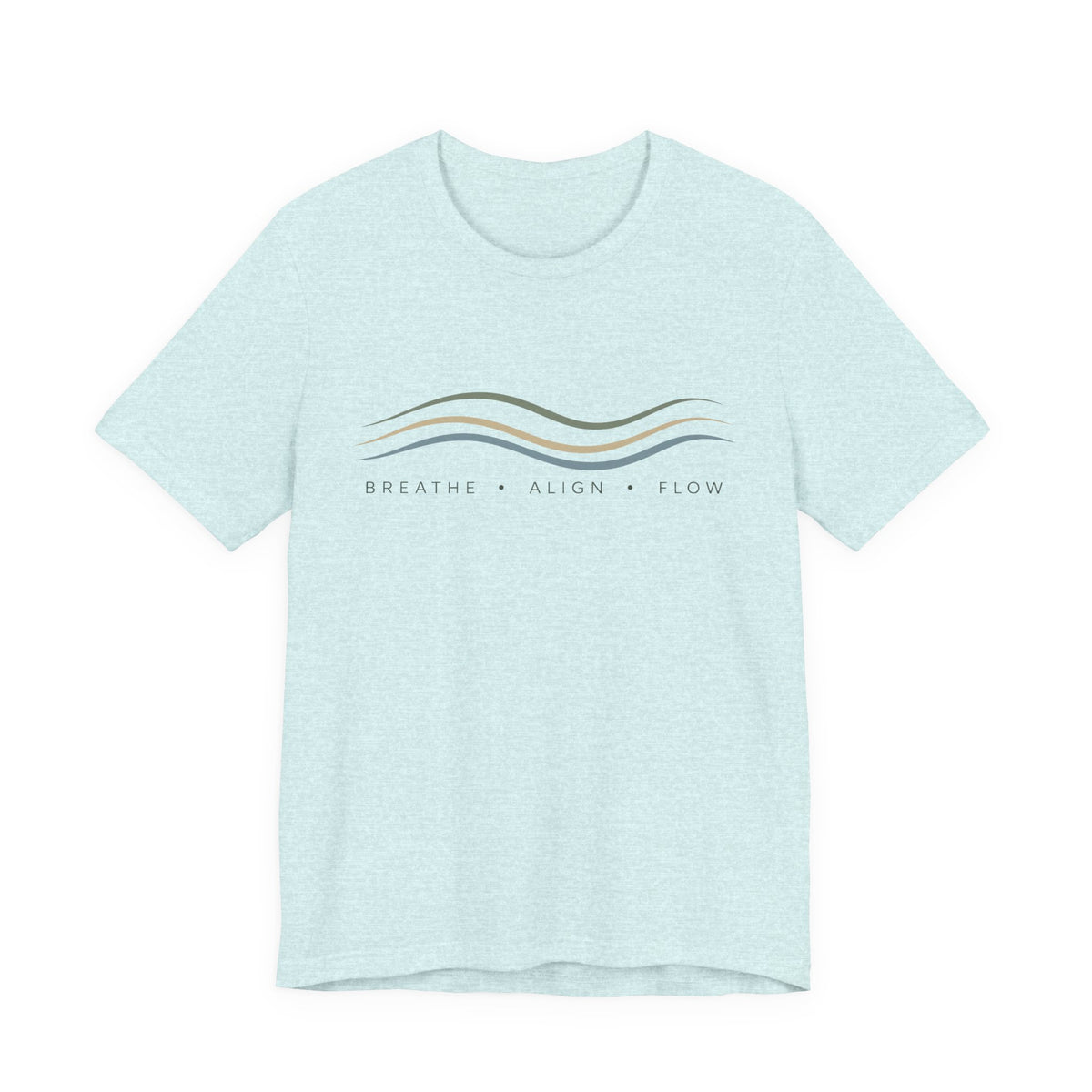 Breathe Align Flow Mindful Graphic T-Shirt