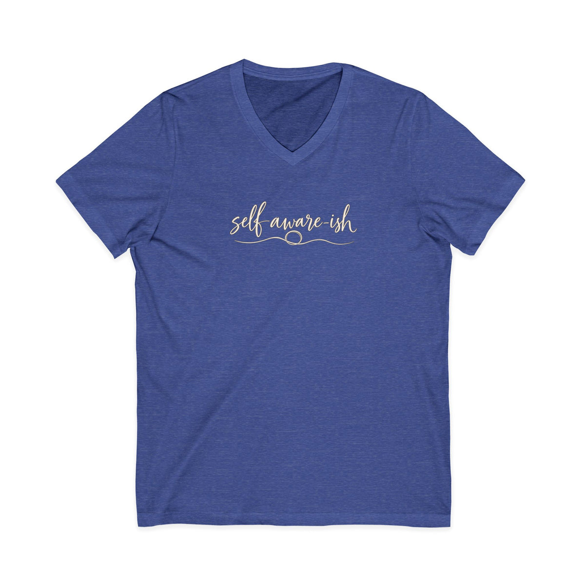Self Aware-ish V-Neck Tee | Inner Work In Progress Graphic
