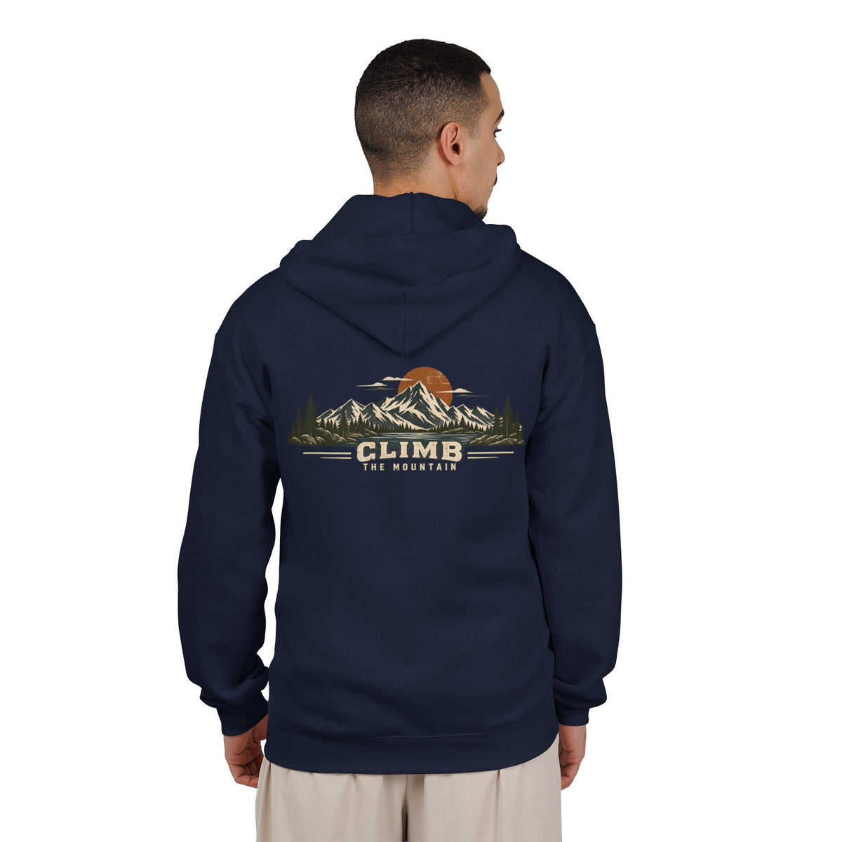 Grow Through It Mountain Zip Hoodie – Climb the Mountain