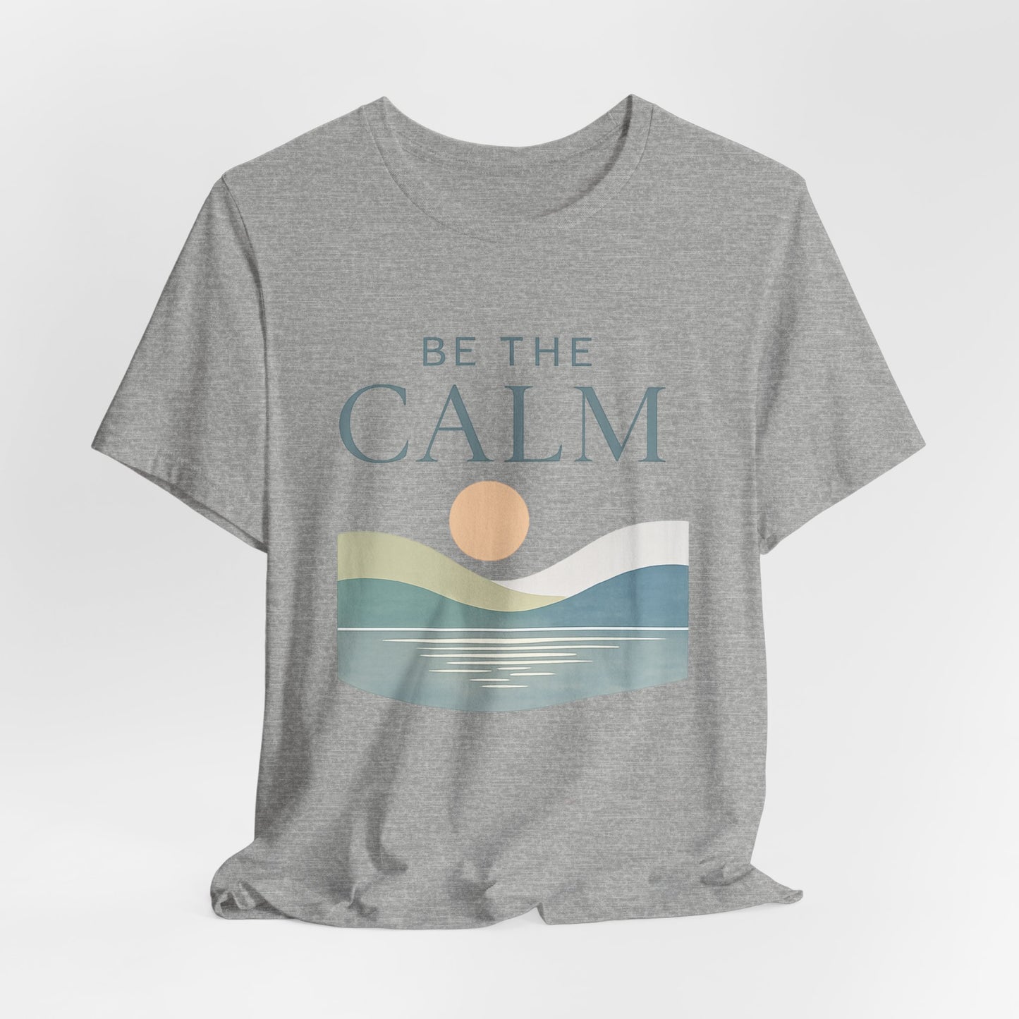 Be The Calm tee | Sunrise Wave Graphic T-Shirt