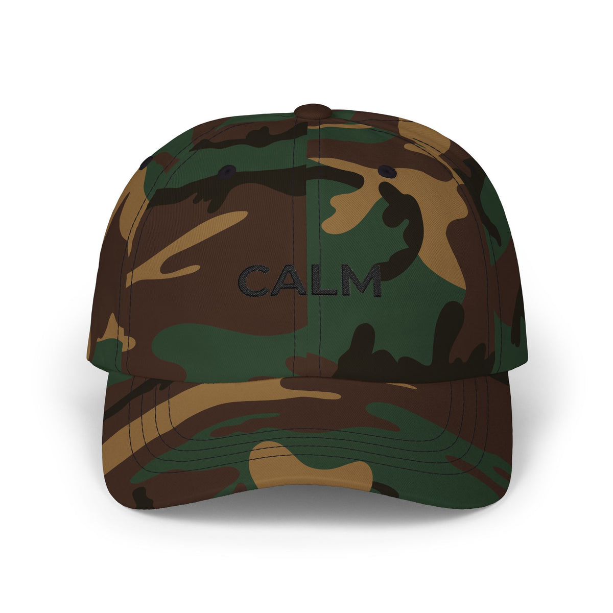 CALM Embroidered Dad Cap — Adjustable Unisex Hat