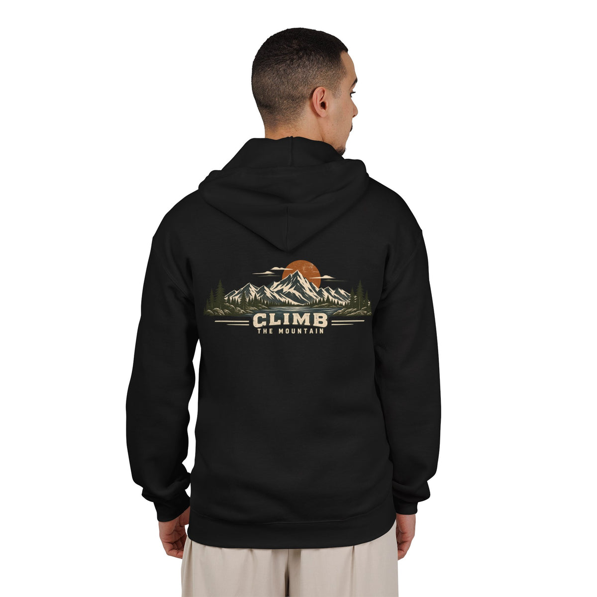 Grow Through It Mountain Zip Hoodie – Climb the Mountain
