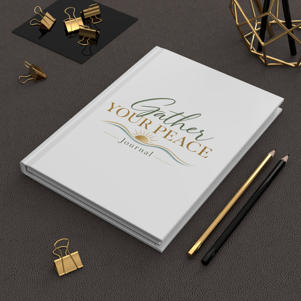 Gather Your Peace Hardcover Journal — Lined Matte Journal