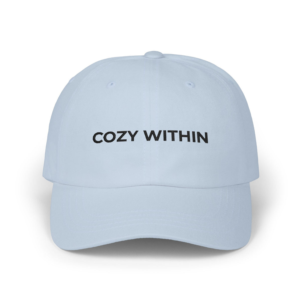 Cozy Within Embroidered Dad Cap — Adjustable Unisex Hat