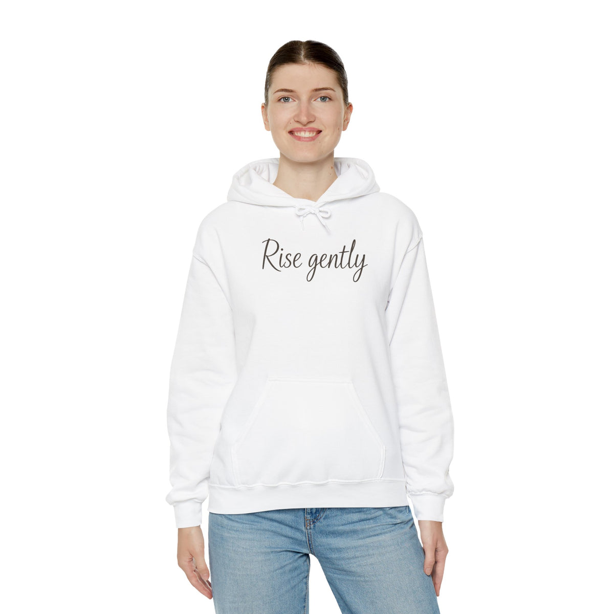 Rise Gently Hoodie — Minimalist Unisex Pullover