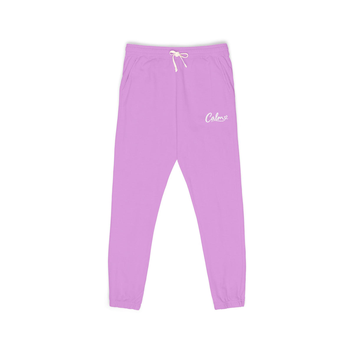 Garment-Dyed Fleece Sweatpants — Relaxed Joggers
