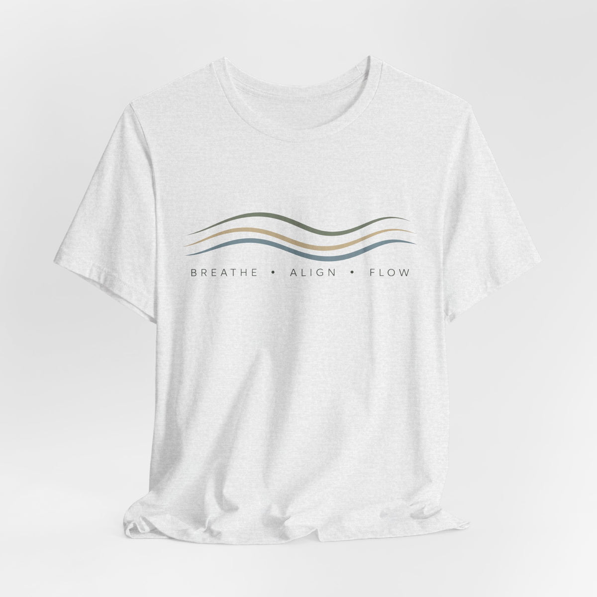 Breathe Align Flow Mindful Graphic T-Shirt