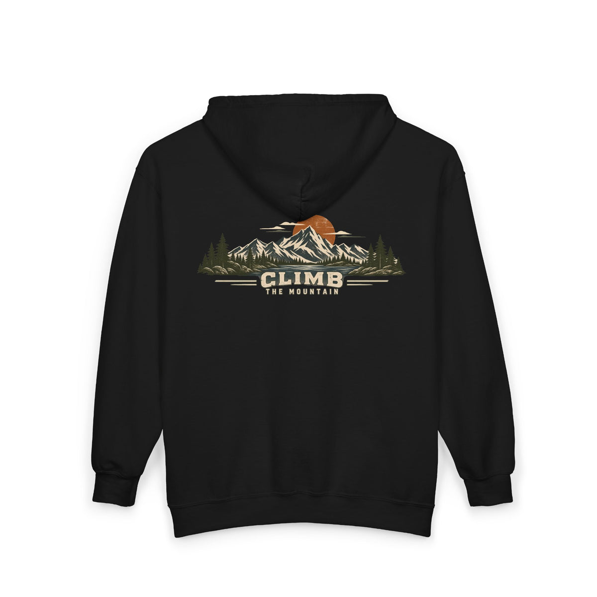 Grow Through It Mountain Zip Hoodie – Climb the Mountain