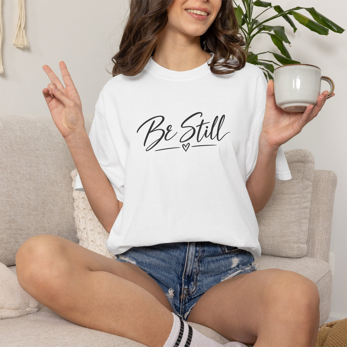 Be Still Garment-Dyed T-Shirt — Relaxed Fit