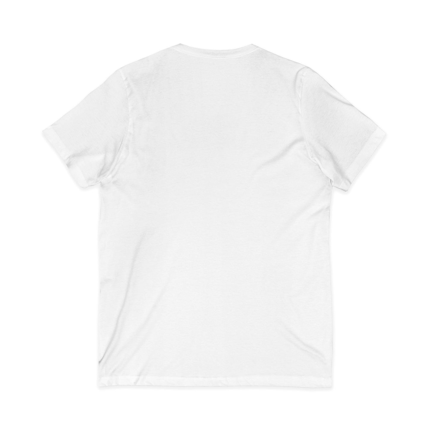 Calm Signal V-Neck Tee — Bella+Canva Lightweight Cotton
