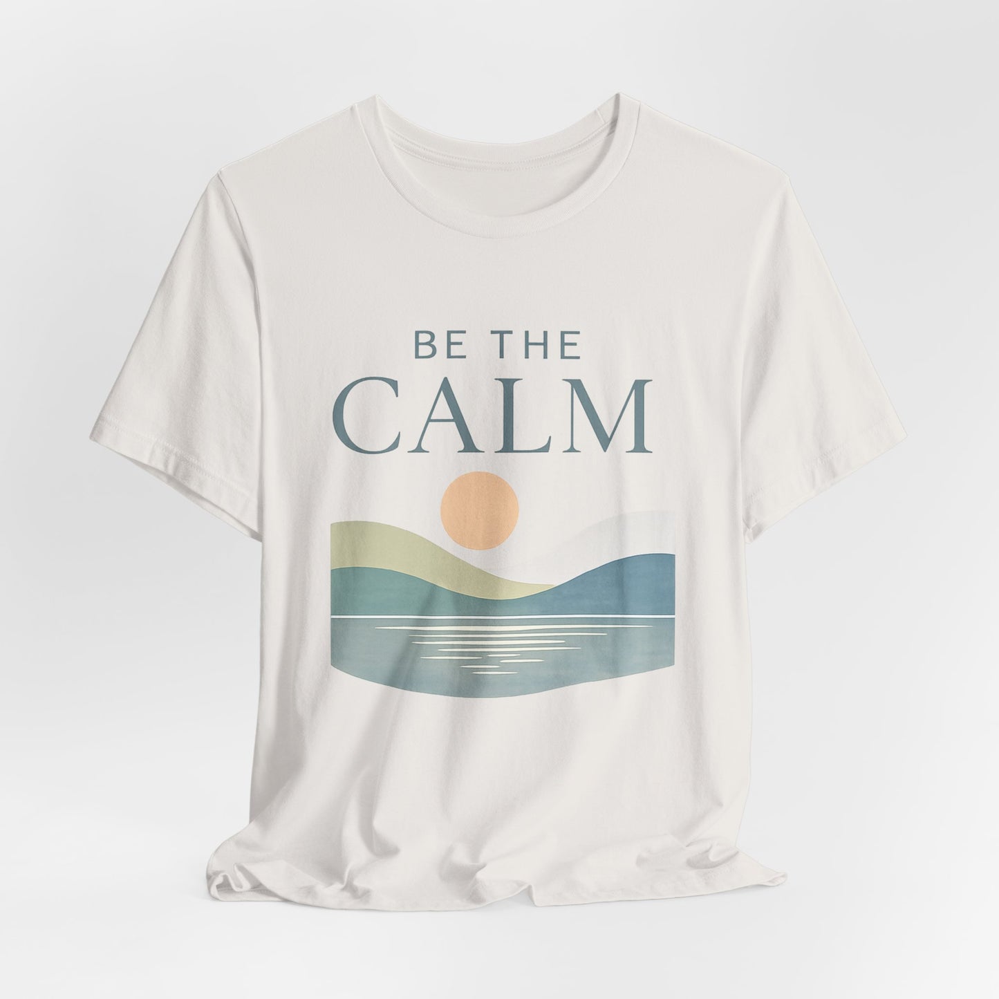 Be The Calm tee | Sunrise Wave Graphic T-Shirt