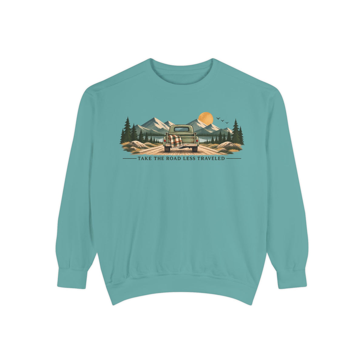 Vintage Truck Garment-Dyed Sweatshirt