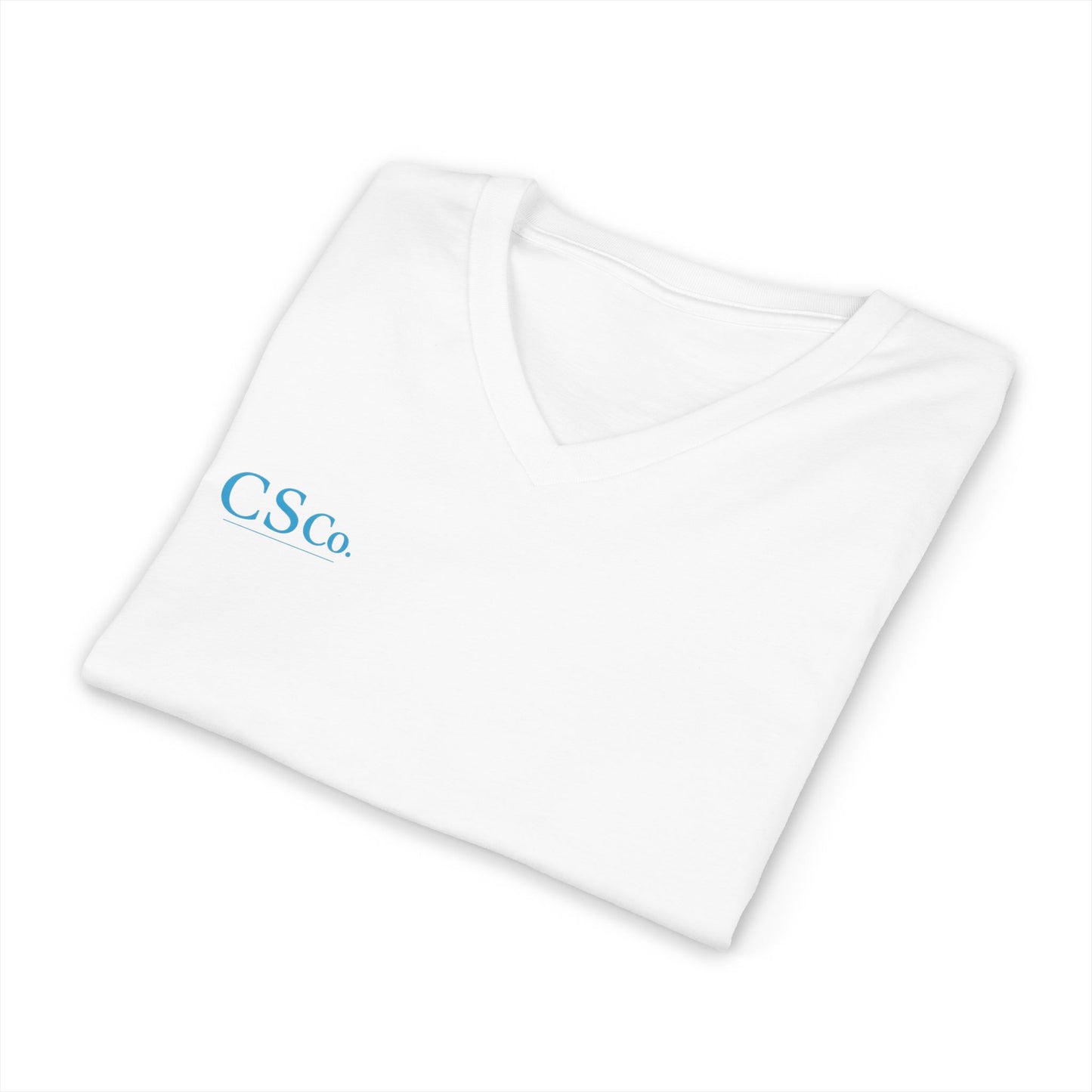 Unisex Jersey Short Sleeve V-Neck Tee