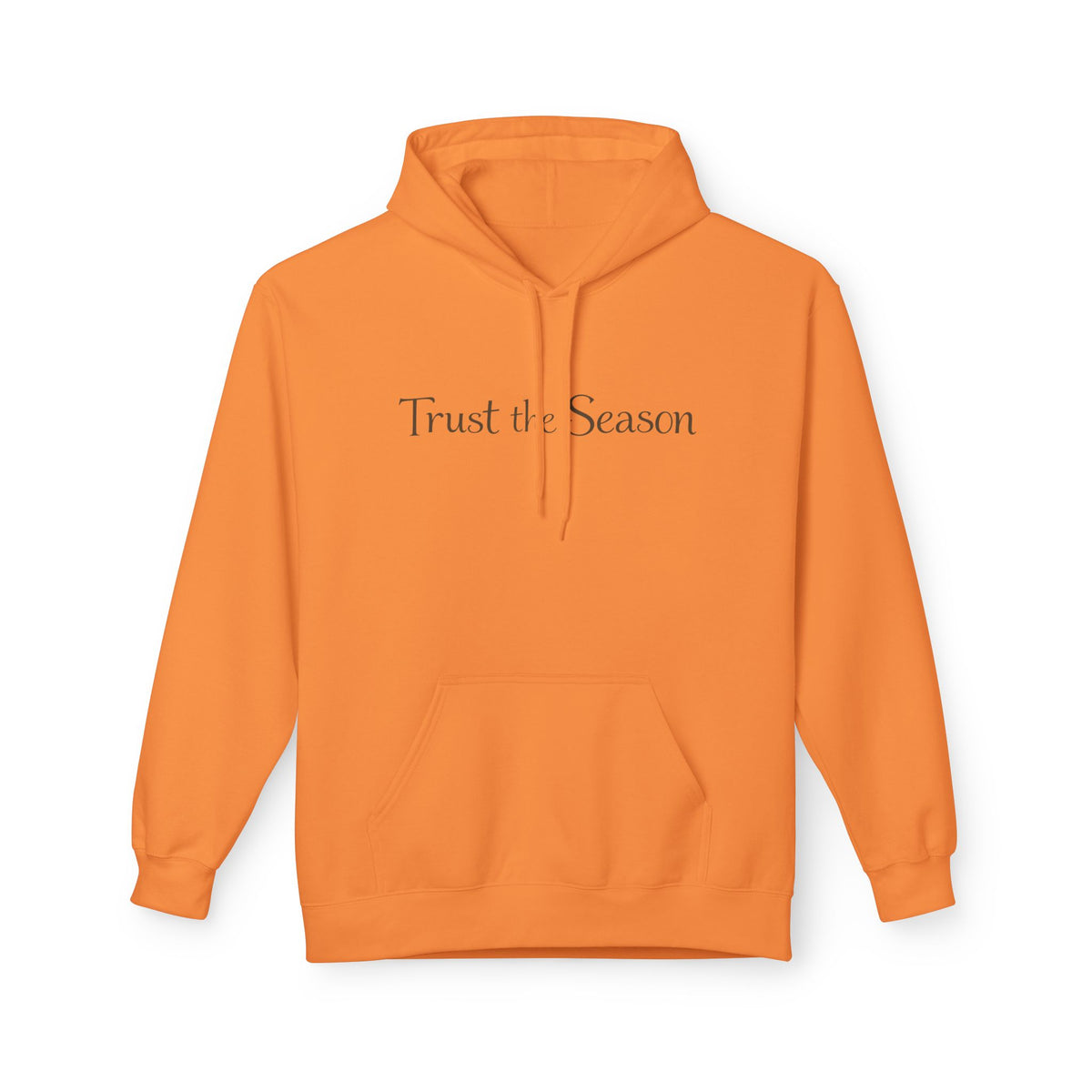 Trust the Season Hoodie — Minimal Script Pullover