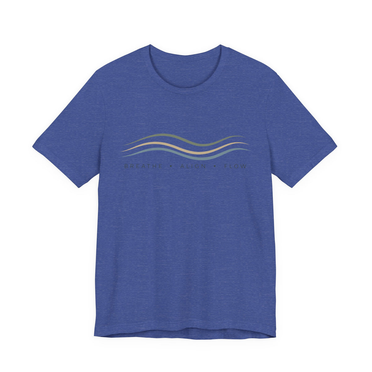 Breathe Align Flow Mindful Graphic T-Shirt