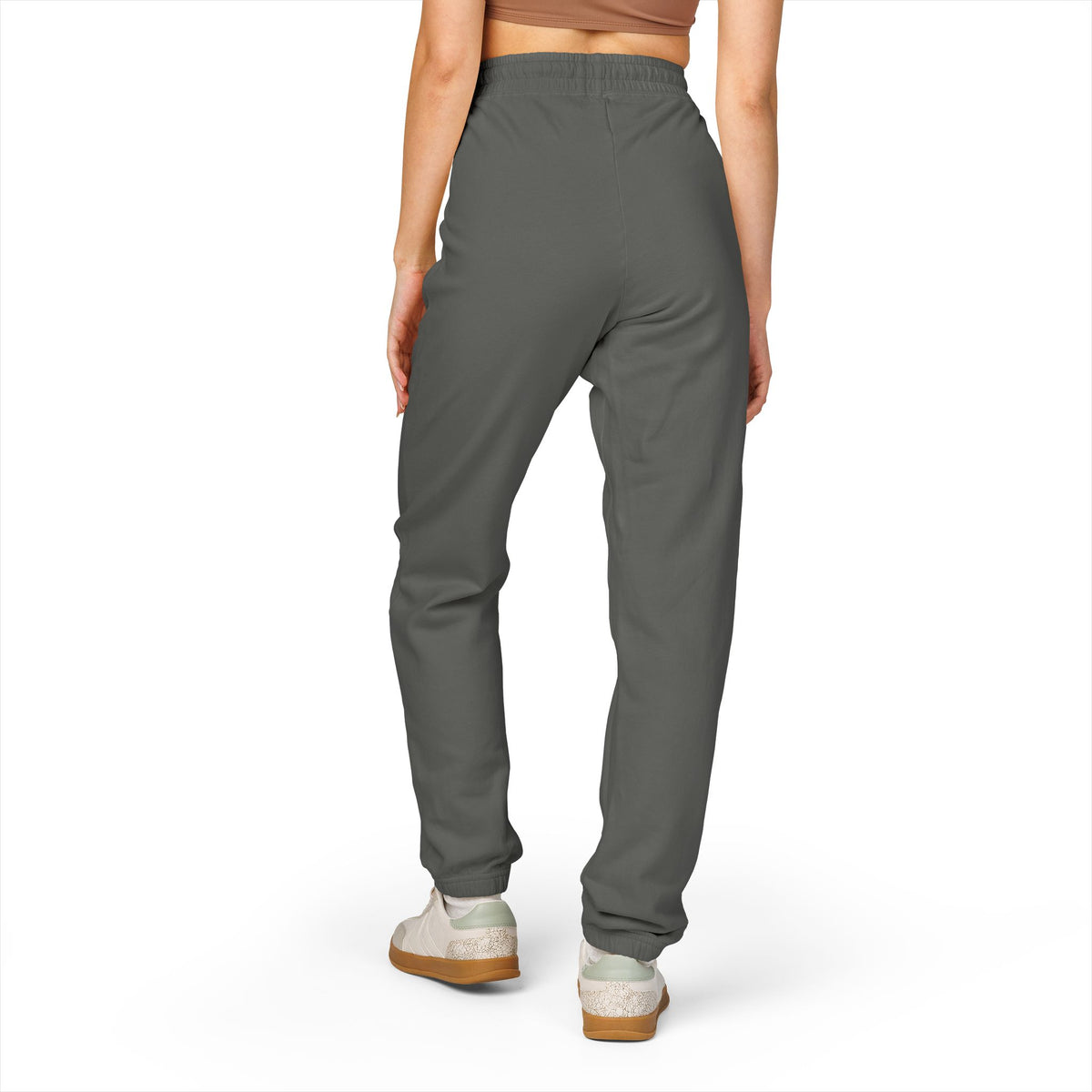 Garment-Dyed Fleece Sweatpants — Relaxed Joggers
