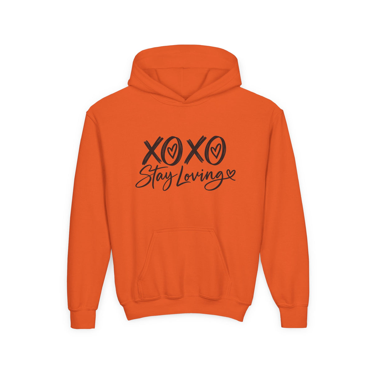 XOXO Stay Loving Youth Hoodie | Kids Graphic Pullover