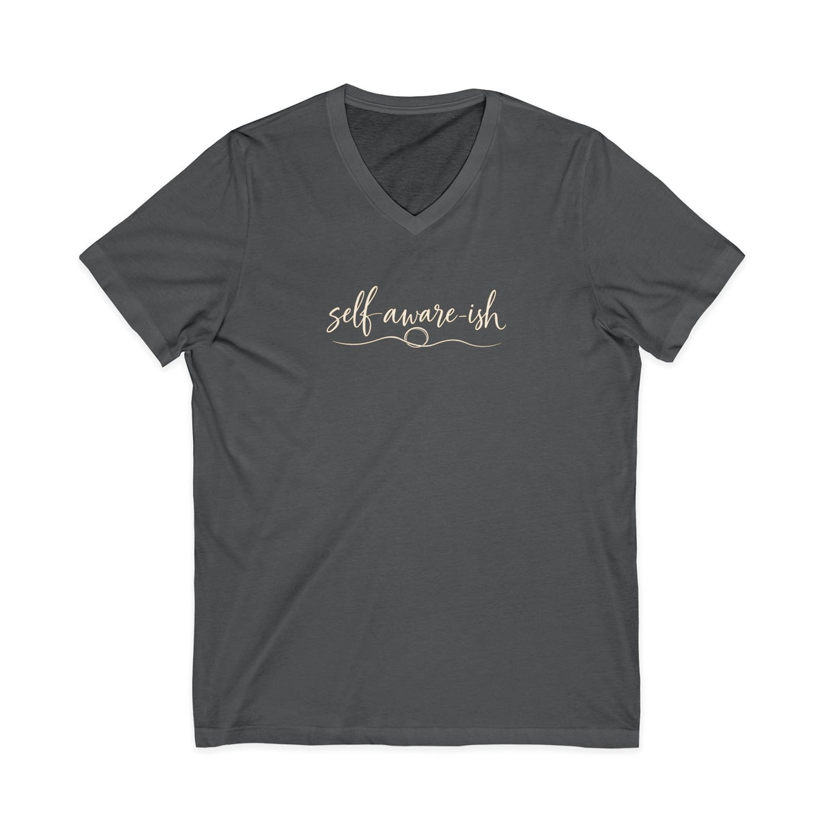 Self Aware-ish V-Neck Tee | Inner Work In Progress Graphic
