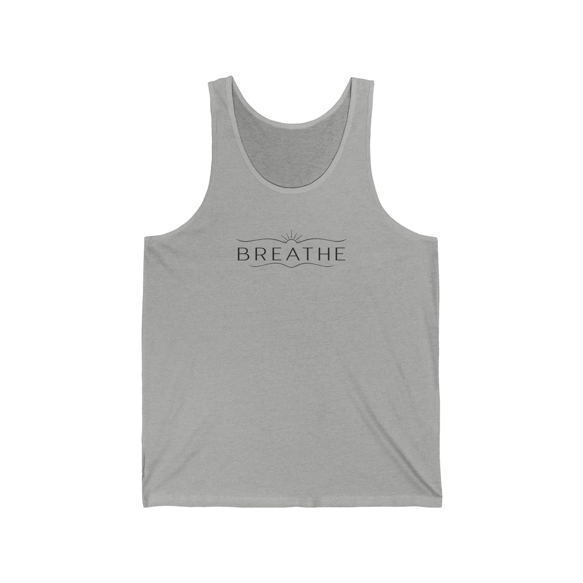 Breathe Tank Top — Minimalist Sleeveless Yoga Shirt