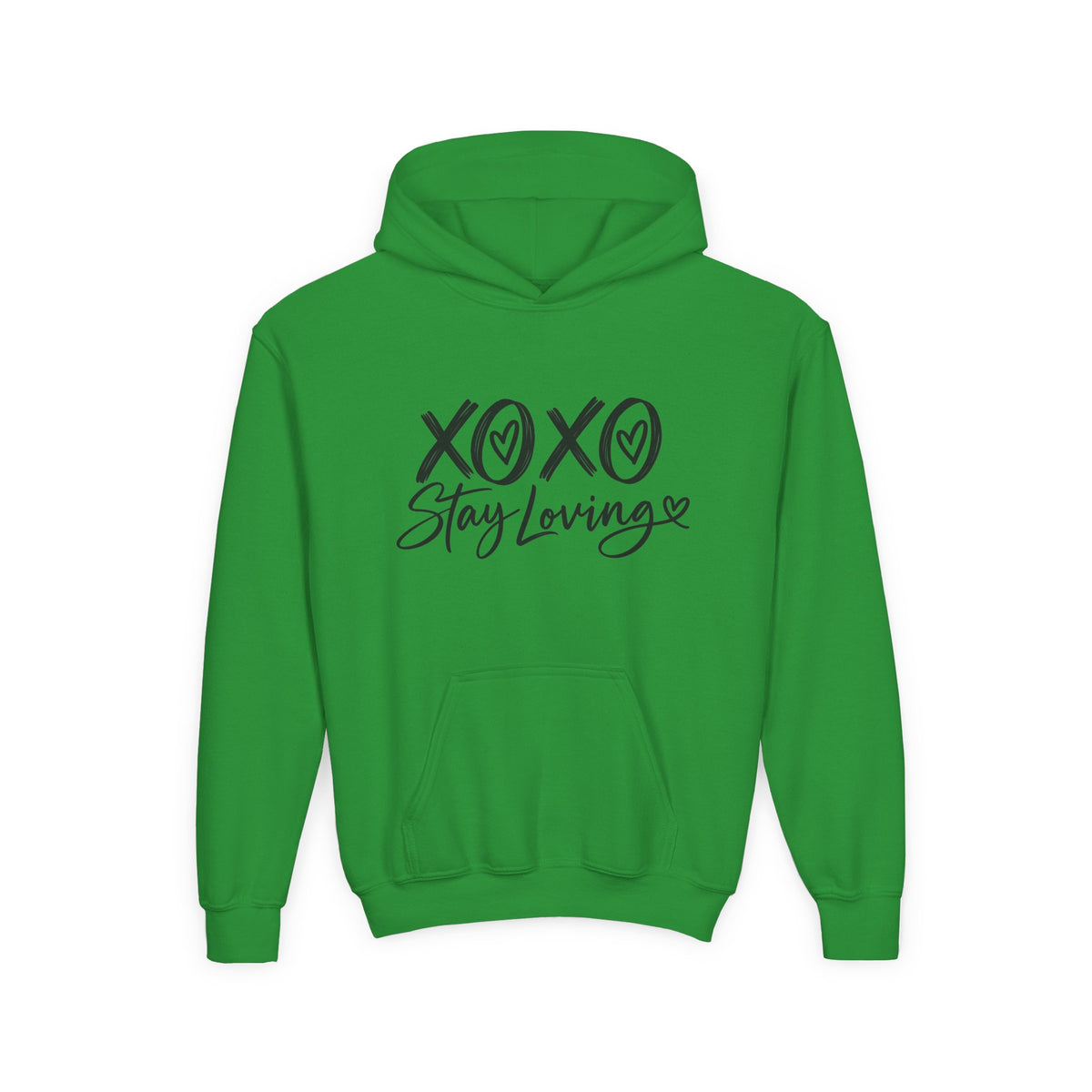 XOXO Stay Loving Youth Hoodie | Kids Graphic Pullover