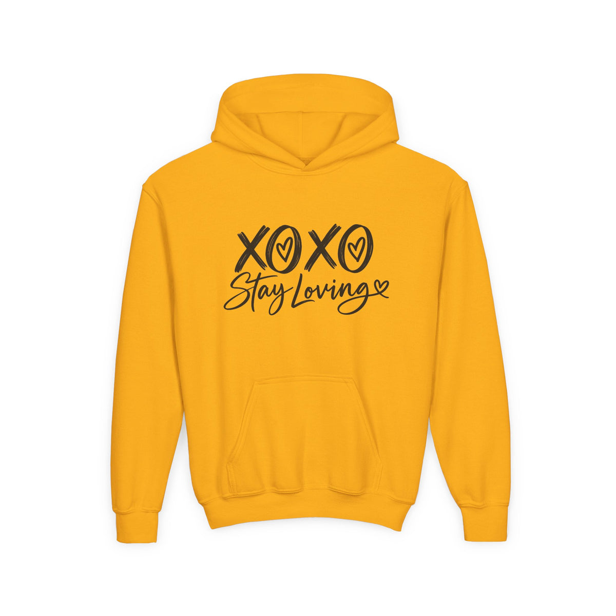 XOXO Stay Loving Youth Hoodie | Kids Graphic Pullover