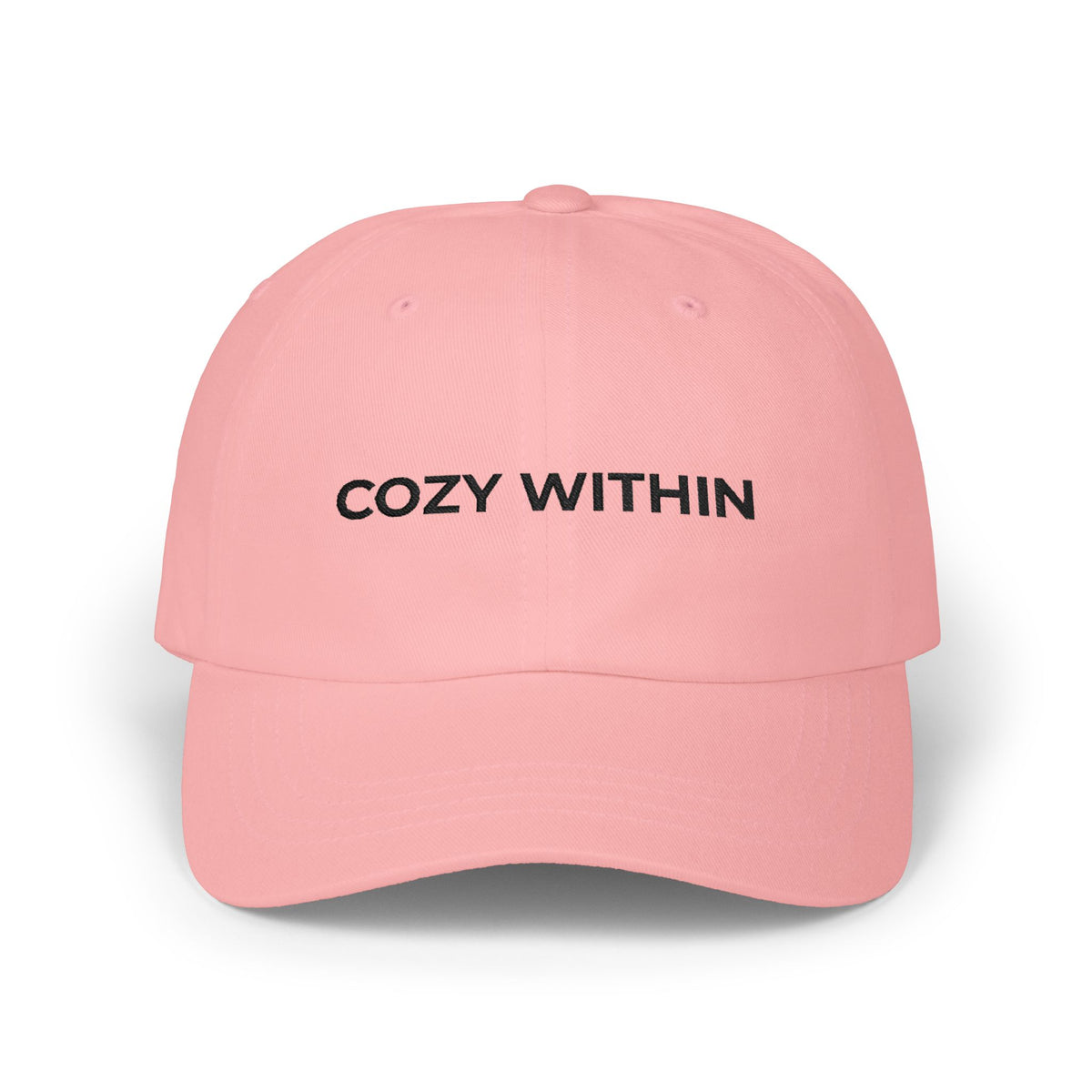 Cozy Within Embroidered Dad Cap — Adjustable Unisex Hat