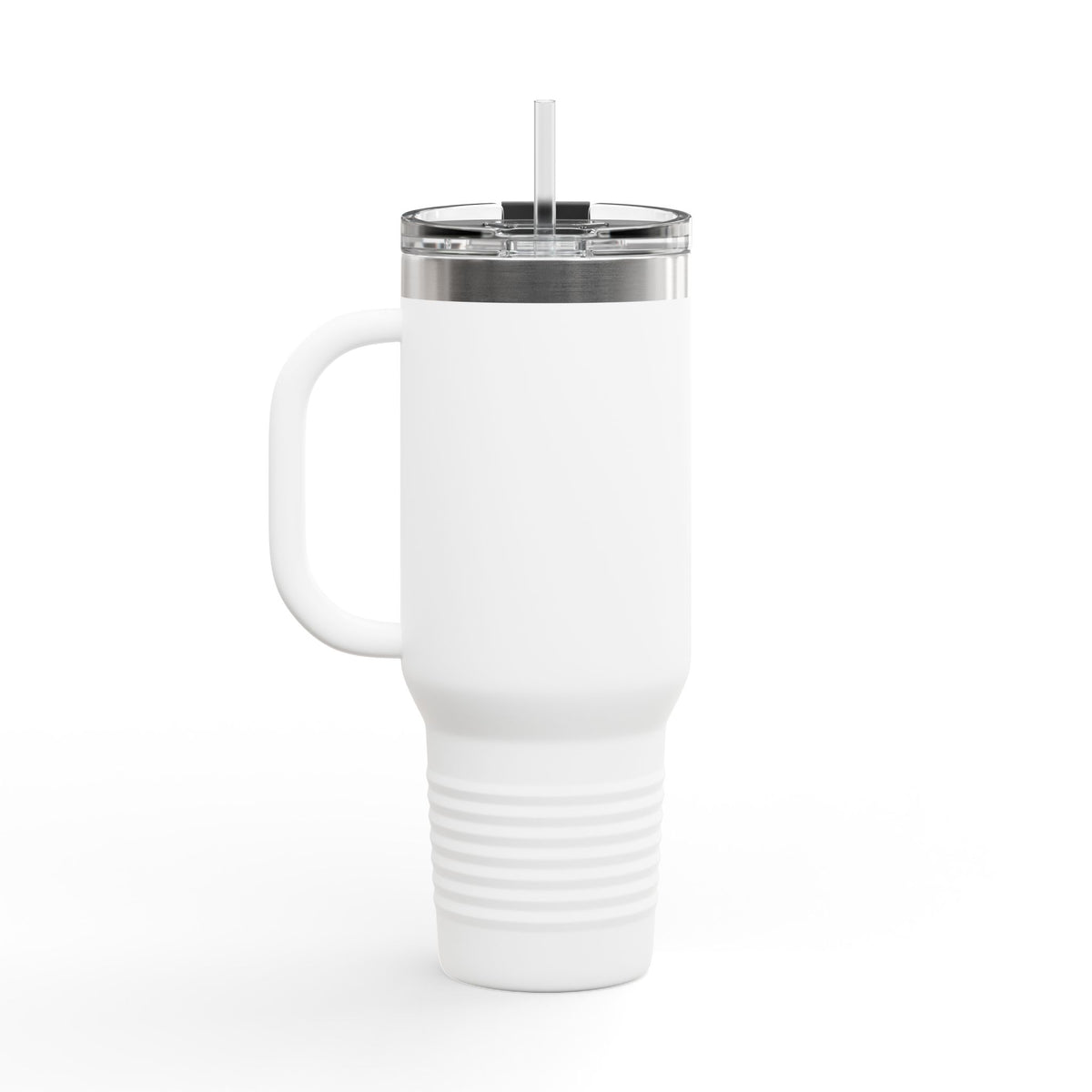 40oz Insulated Travel Mug — “Let It Flow” Wave Design