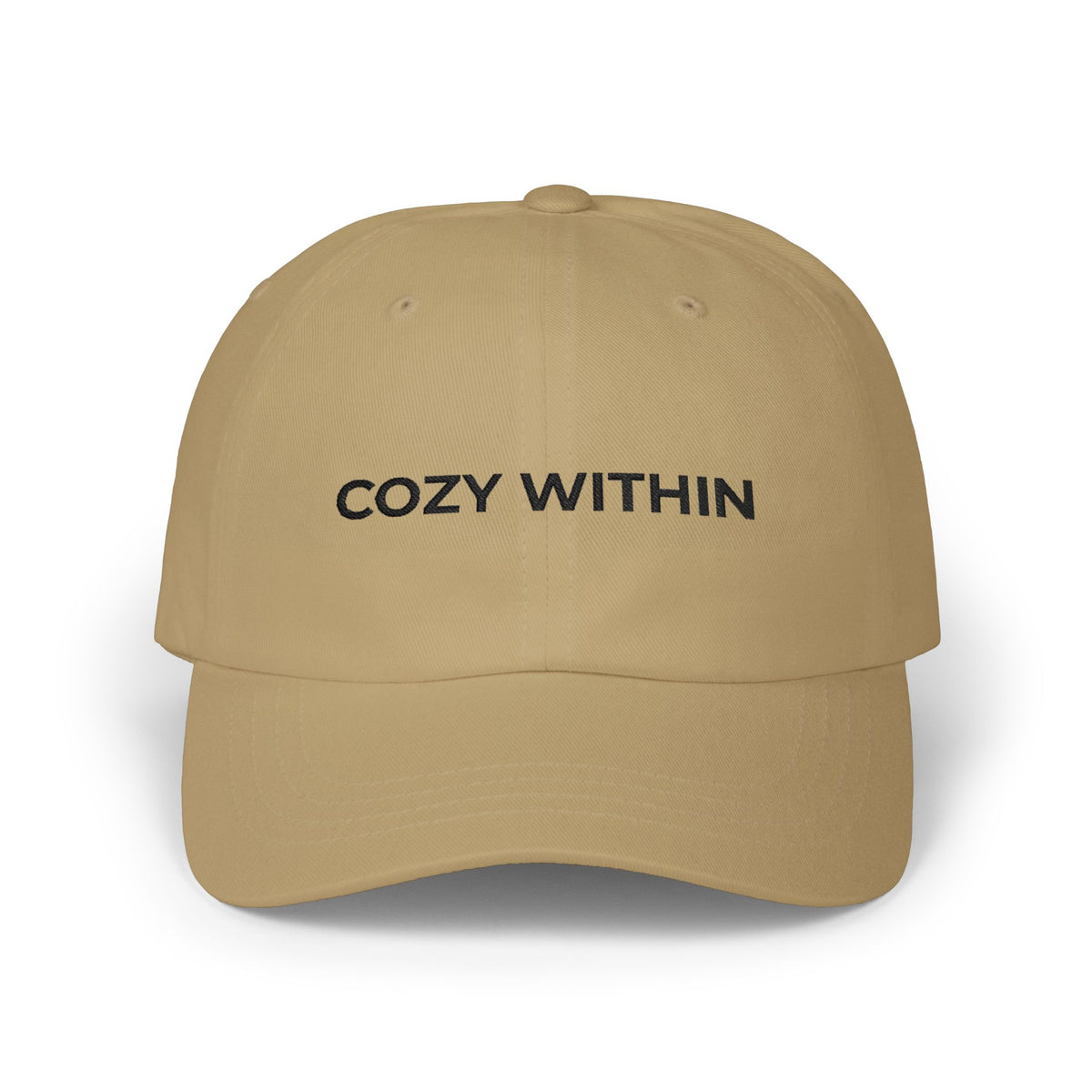 Cozy Within Embroidered Dad Cap — Adjustable Unisex Hat