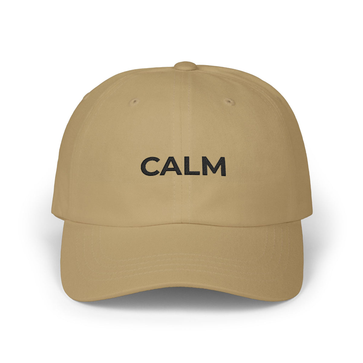 CALM Embroidered Dad Cap — Adjustable Unisex Hat