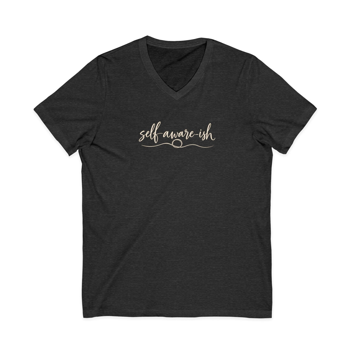 Self Aware-ish V-Neck Tee | Inner Work In Progress Graphic