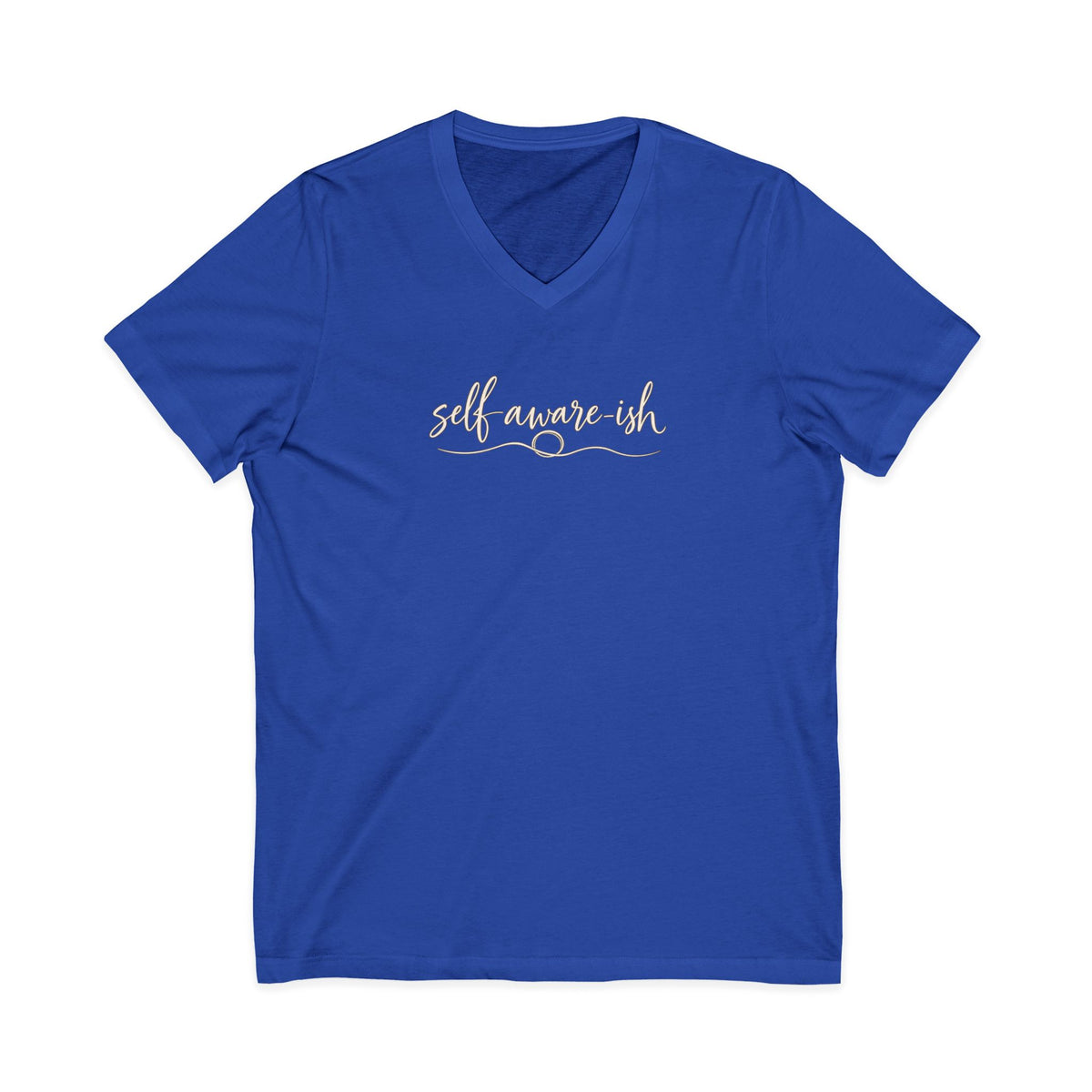 Self Aware-ish V-Neck Tee | Inner Work In Progress Graphic