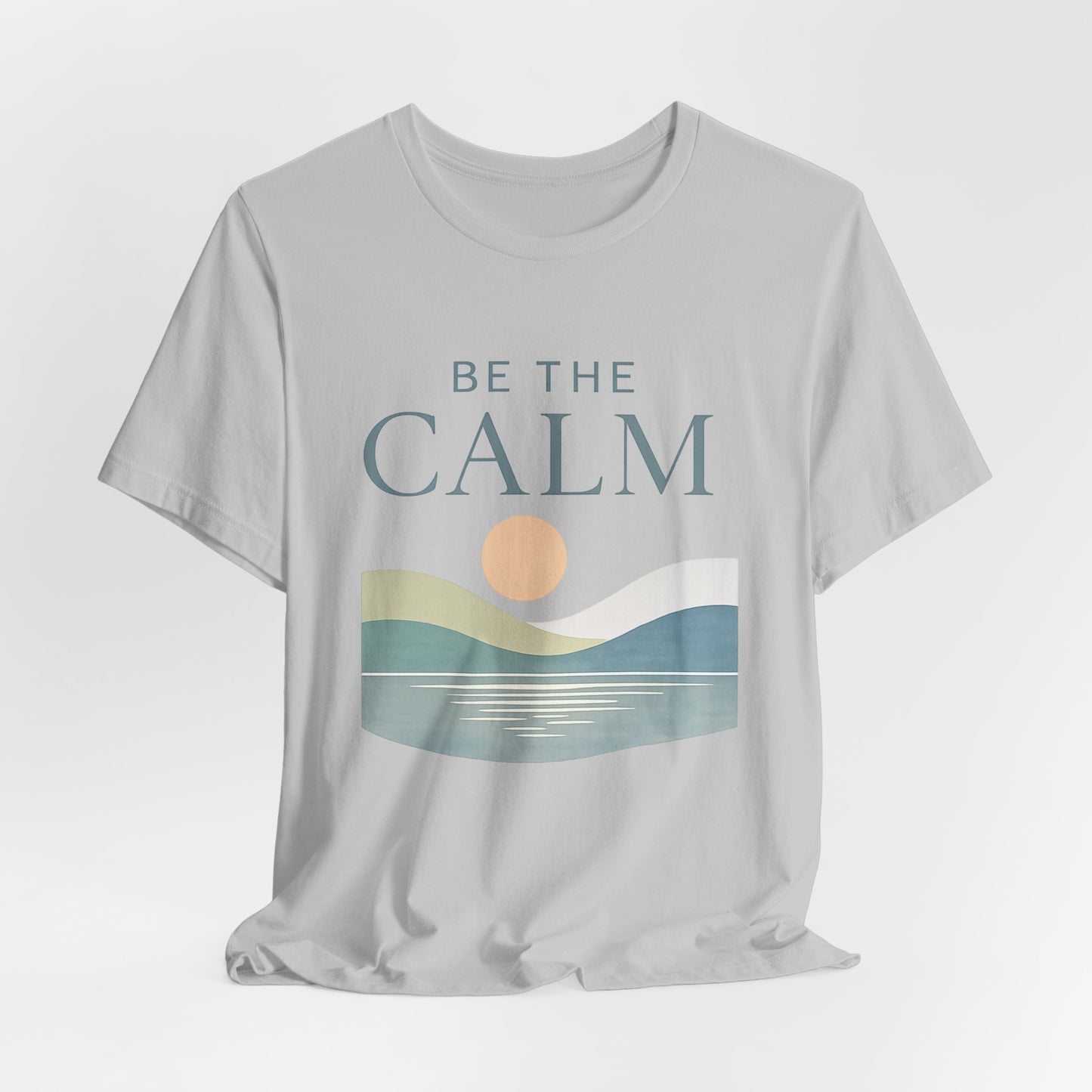 Be The Calm tee | Sunrise Wave Graphic T-Shirt