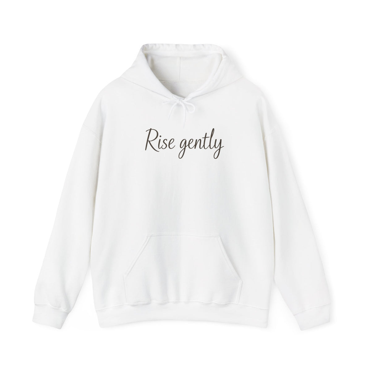 Rise Gently Hoodie — Minimalist Unisex Pullover