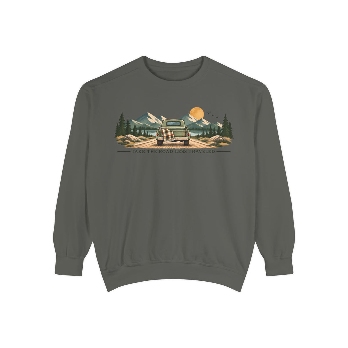 Vintage Truck Garment-Dyed Sweatshirt