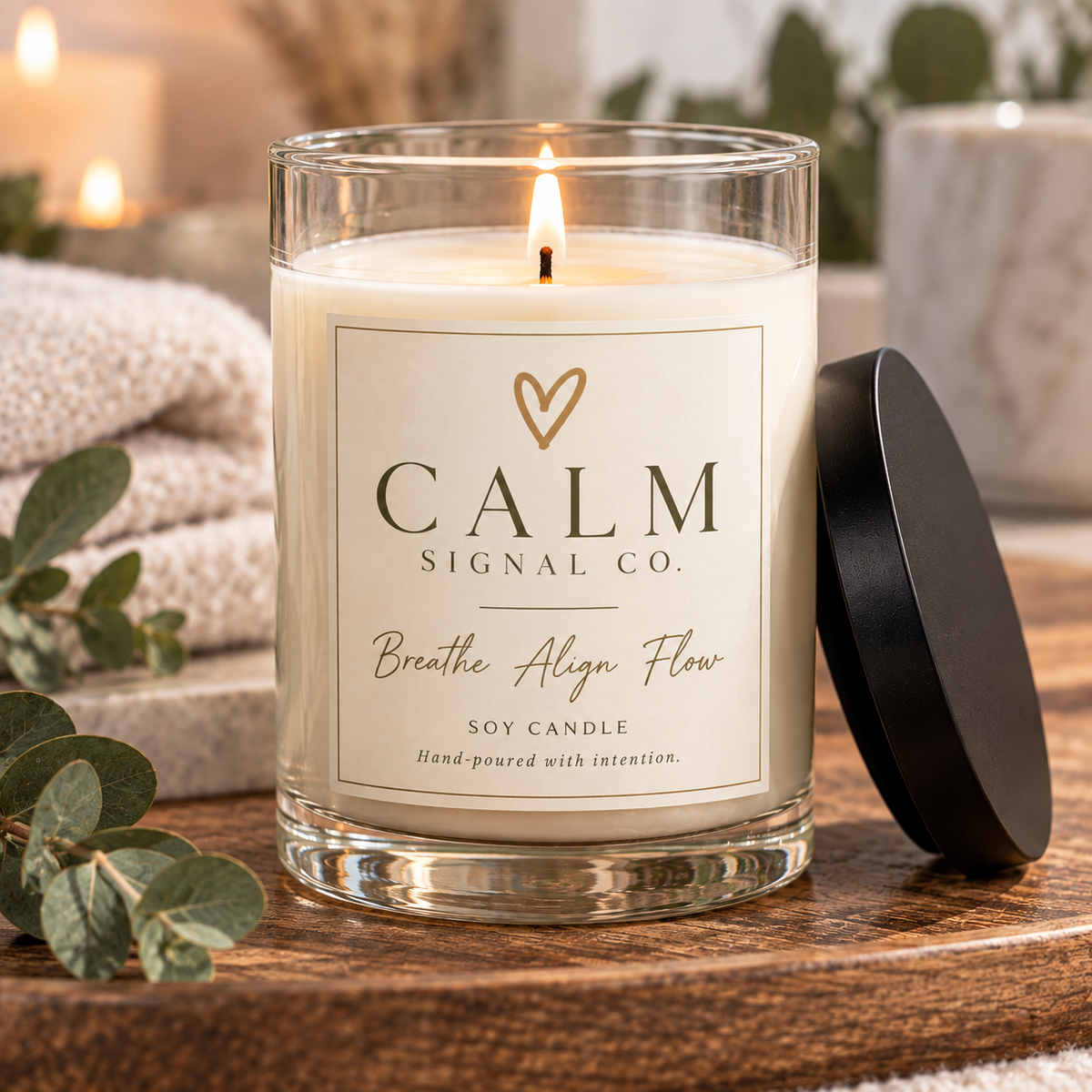 Calm Moments Soy Candle | 9 oz Scented Candle