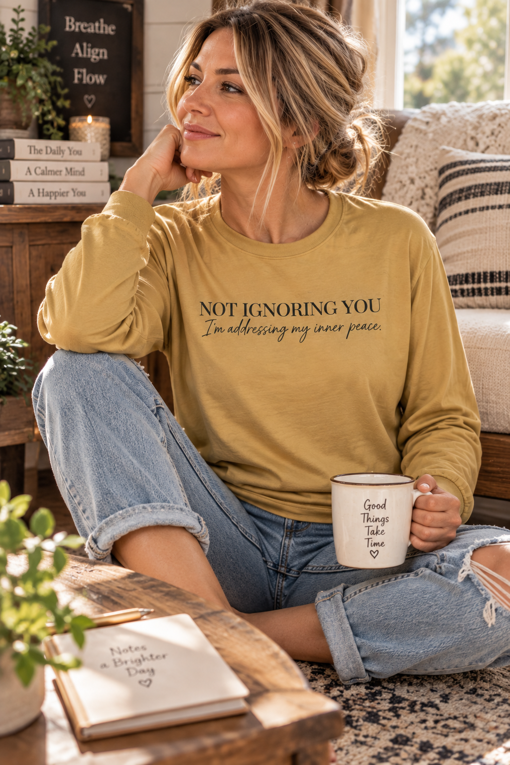 Not Ignoring You Long Sleeve Tee | Inner Peace