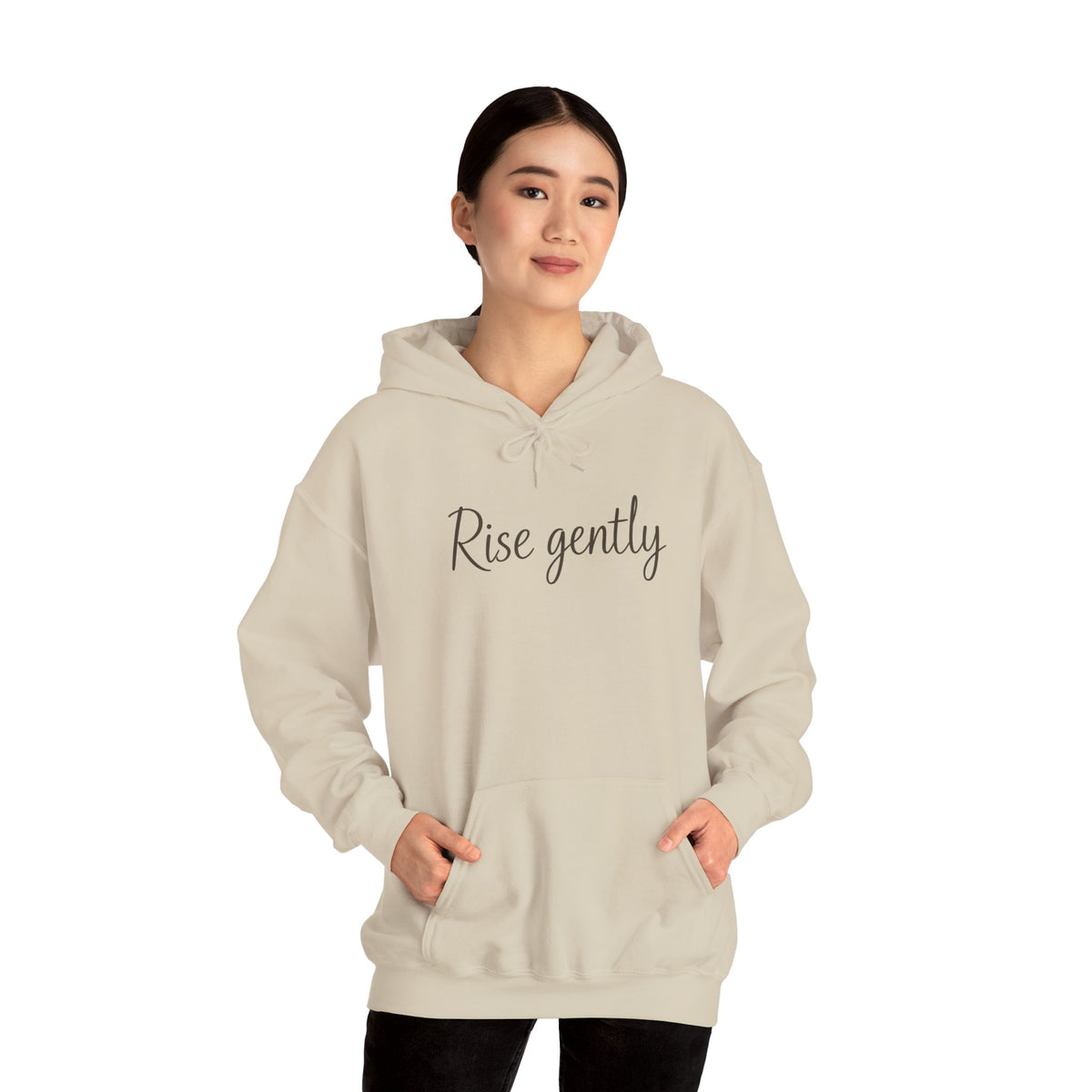 Rise Gently Hoodie — Minimalist Unisex Pullover