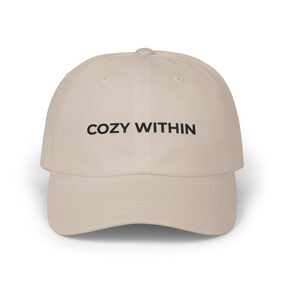 Cozy Within Embroidered Dad Cap — Adjustable Unisex Hat