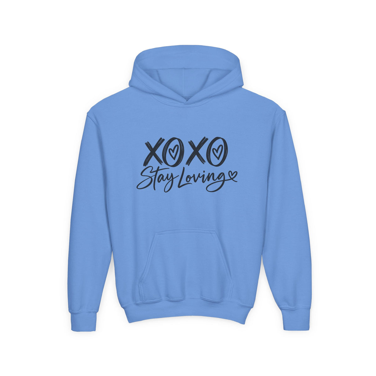XOXO Stay Loving Youth Hoodie | Kids Graphic Pullover