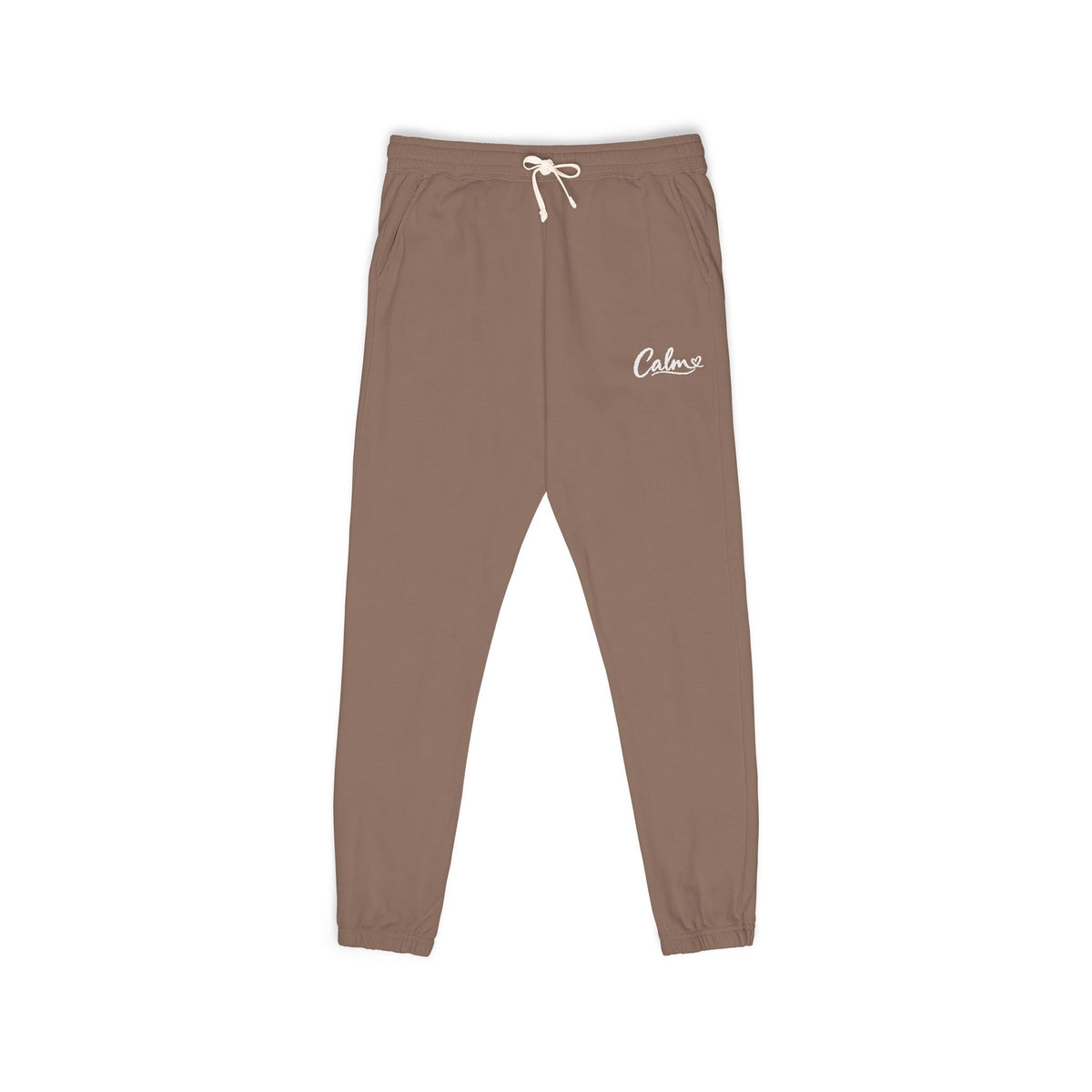 Garment-Dyed Fleece Sweatpants — Relaxed Joggers