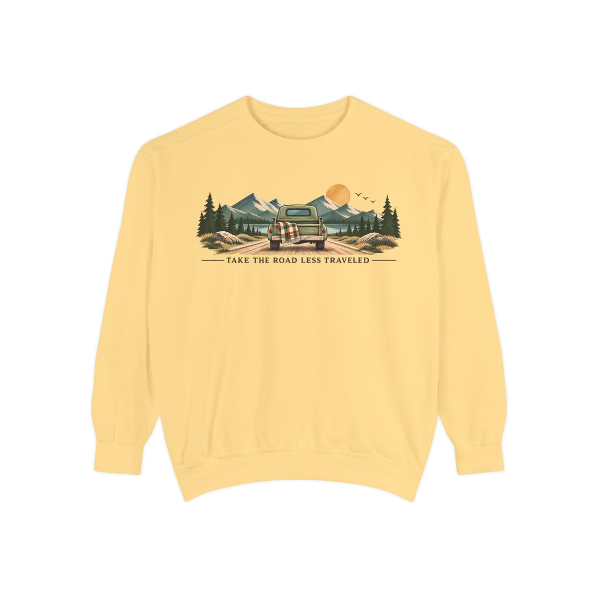 Vintage Truck Garment-Dyed Sweatshirt