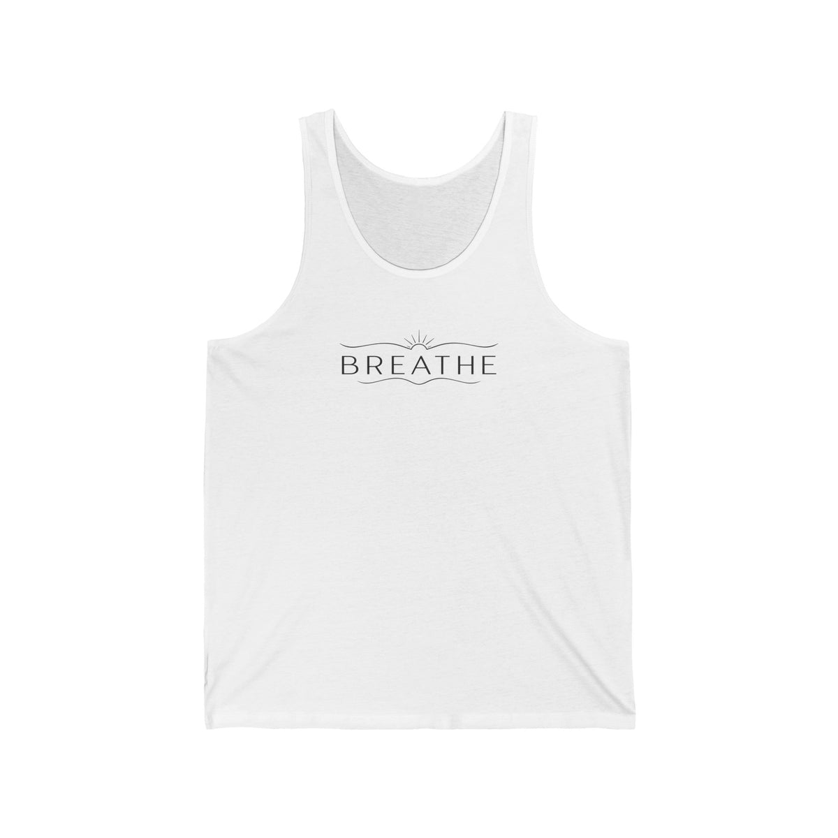 Breathe Tank Top — Minimalist Sleeveless Yoga Shirt