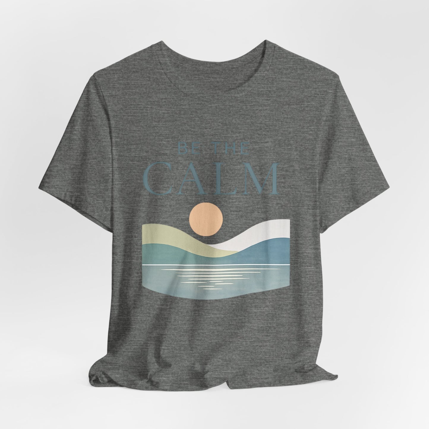 Be The Calm tee | Sunrise Wave Graphic T-Shirt