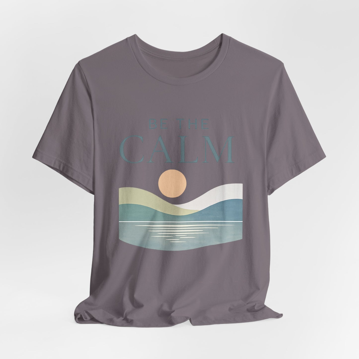 Be The Calm tee | Sunrise Wave Graphic T-Shirt