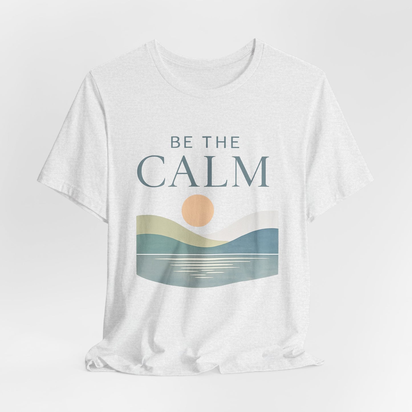 Be The Calm tee | Sunrise Wave Graphic T-Shirt