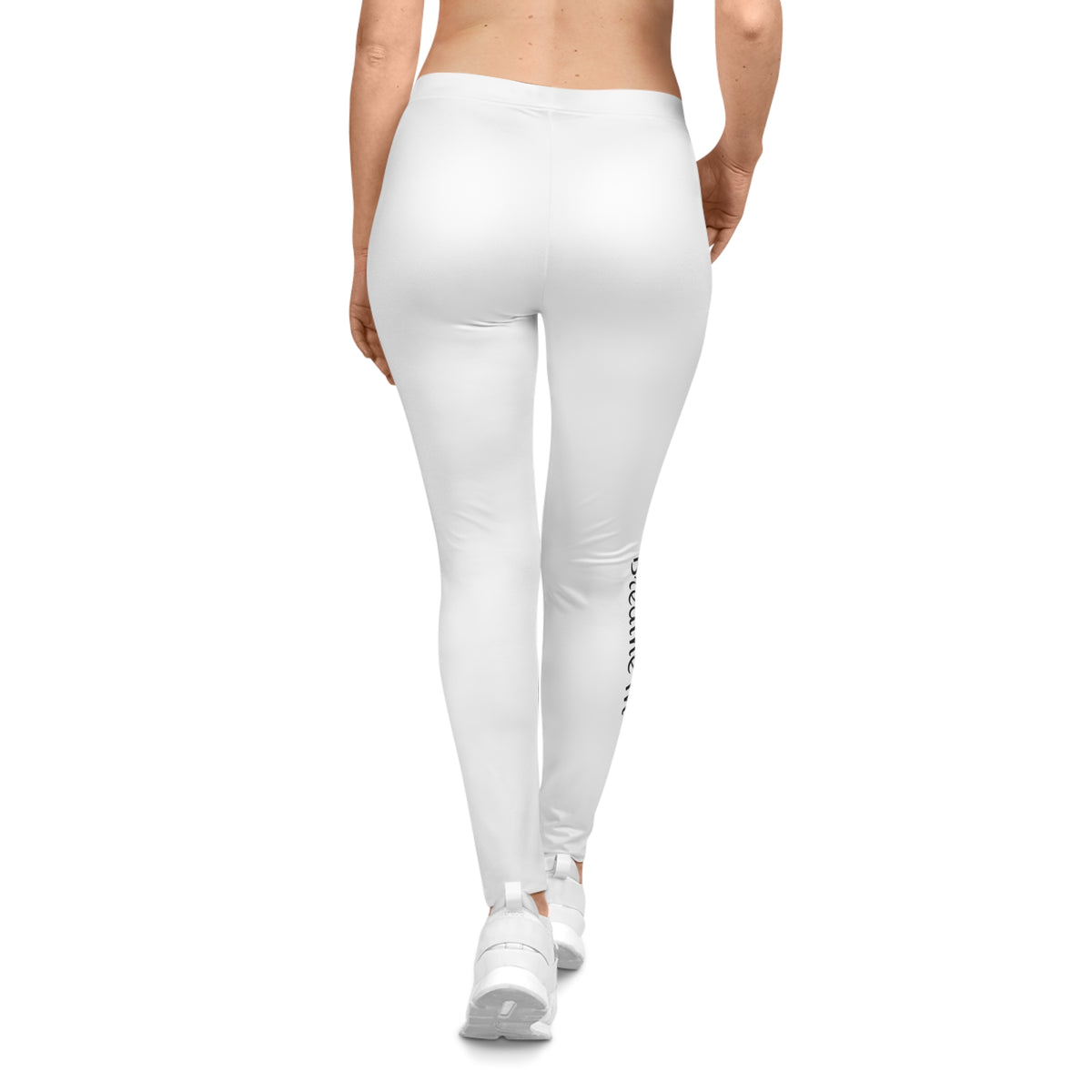 Breathe Out Women’s Leggings — Minimalist Yoga Leggings